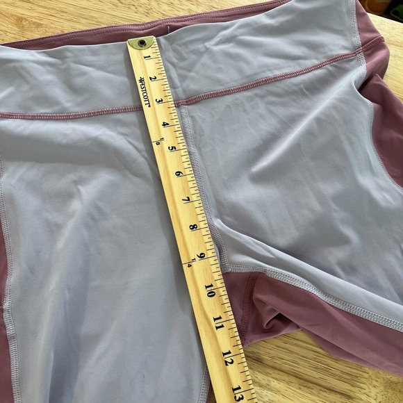 Outdoor Voices Zoom 7/8 Length Colorblock Leggings TechSweat Purple Size XL - Picture 12 of 16